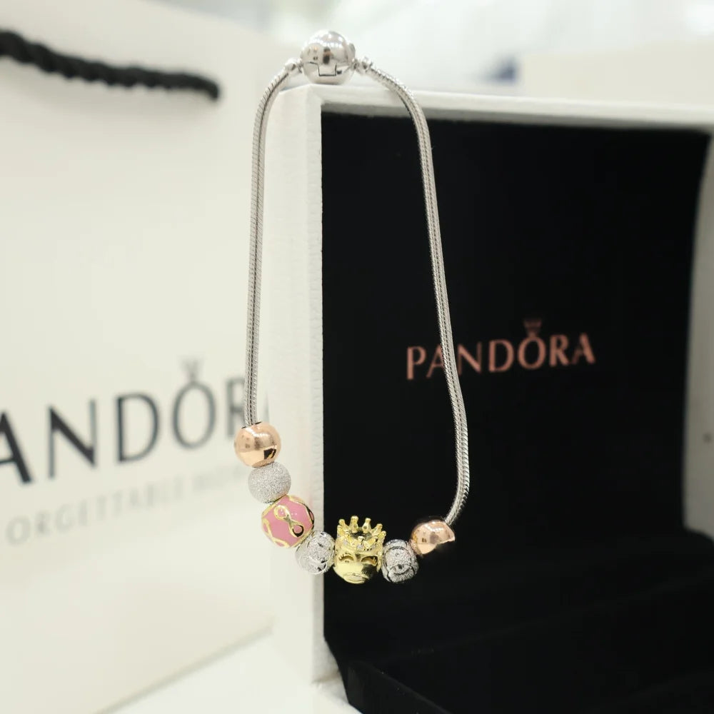 Pandora Multi-Charm Sterling Silver Bracelet for Women | 925 Silver Bracelet – CK Jewellers