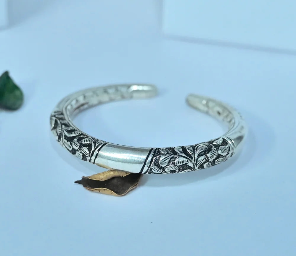 Chitai Pure Silver Kada for Men | 925 Silver Men’s Kada | CK Jewellers