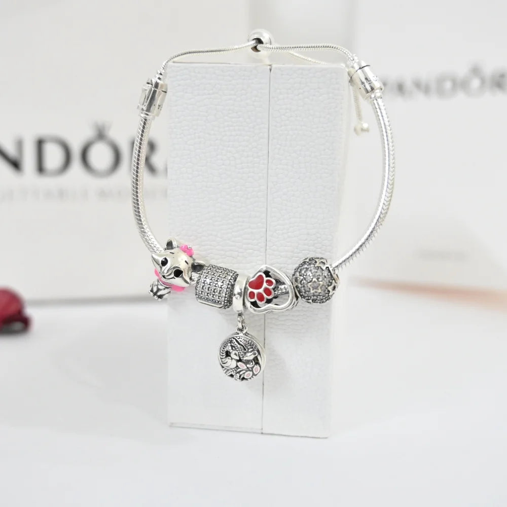 Silver Pandora Bracelet for Girls Mickey Love | Women’s 925 Silver Bracelet – CK Jewellers