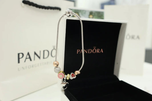 Pandora-Inspired Love & Shine Multi-Charm Bracelet for Women | 925 Silver Bracelet – CK Jewellers