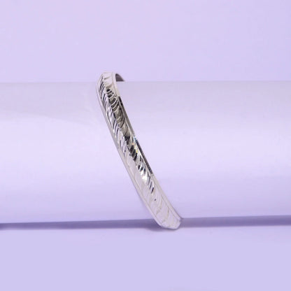 V Shape Punjabi Silver Kada for Men | Pure Silver Men’s Kada – CK Jewellers