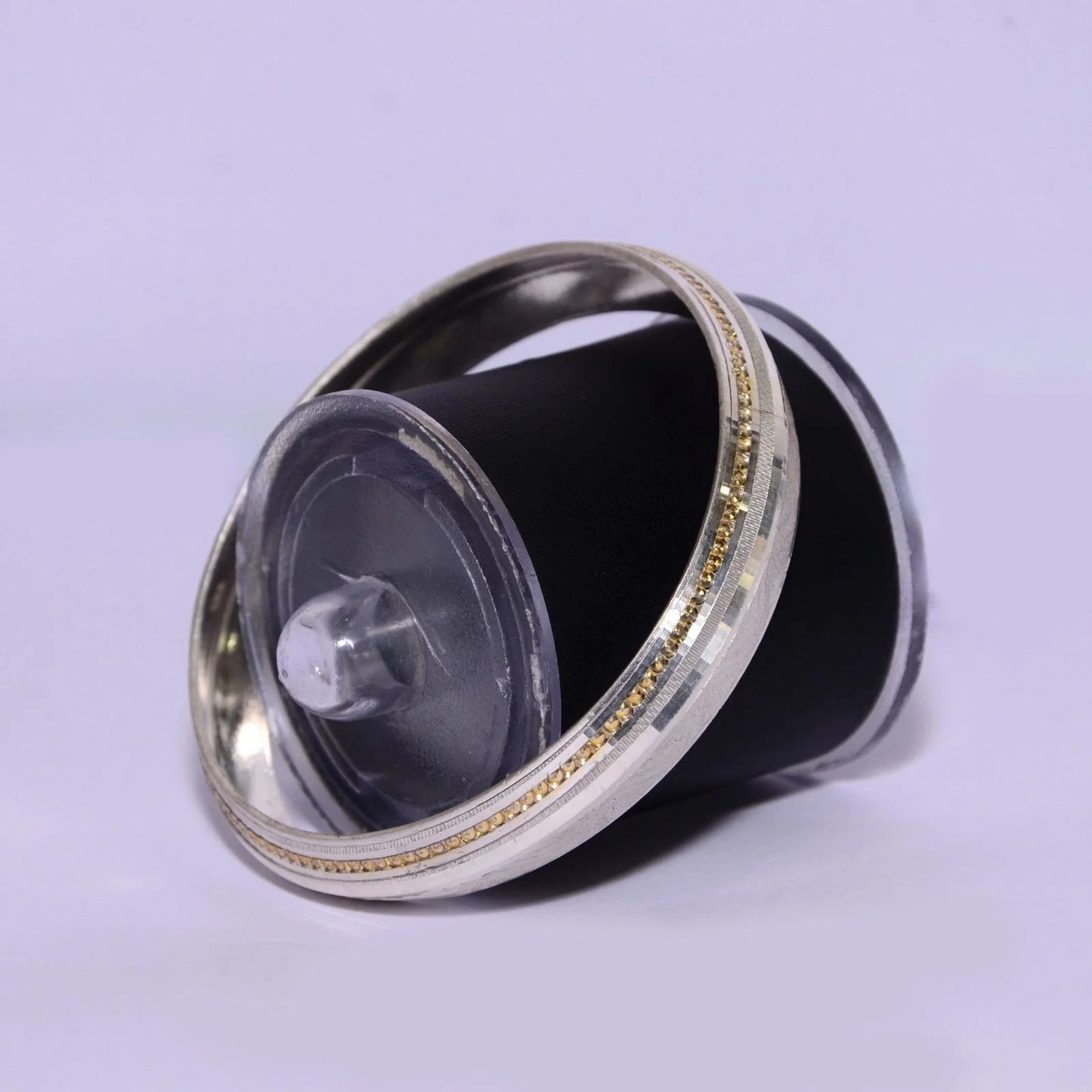 Golden Polished Line Silver Kada for Men | Classic Designer Kada – CK Jewellers