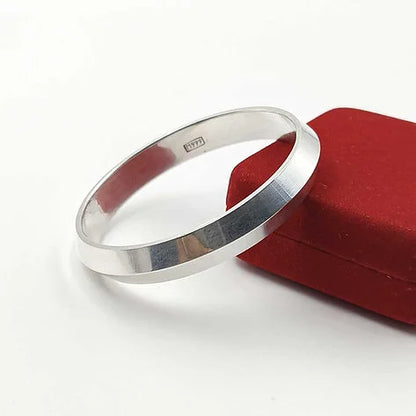 Heavy Plain V-Shape Solid Pure Silver Kada for Men – CK Jewellers