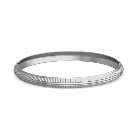 Highway Lining 925 Silver Kada for Men | Pure Sterling Silver Kada | CK Jewellers