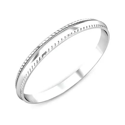 KYRIL High Polish Pure Silver Kada for Men 30 gm | CK Jewellers