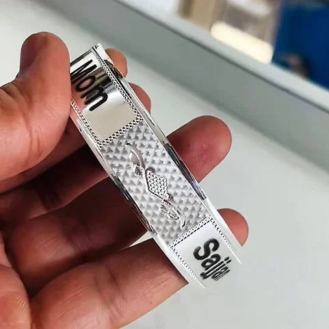 Laser Print Customised Name Silver Kada 30 gm | 925 Pure Silver – CK Jewellers