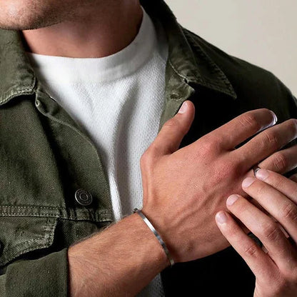 Men’s Silver Cuff Bracelet | 20 gm Pure 925 Silver – CK Jewellers