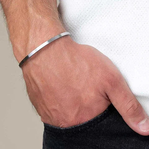 Men’s Silver Cuff Bracelet | 20 gm Pure 925 Silver – CK Jewellers