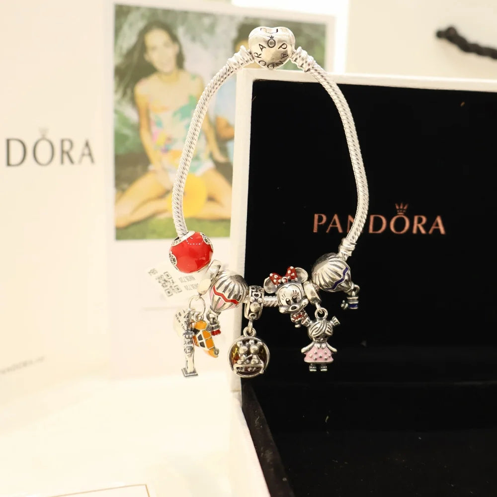 Mickey Minnie Pandora Silver Bracelet for Women | 925 Sterling Silver – CK Jewellers