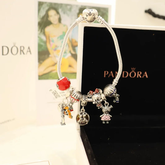 Mickey Minnie Pandora Silver Bracelet for Women | 925 Sterling Silver – CK Jewellers
