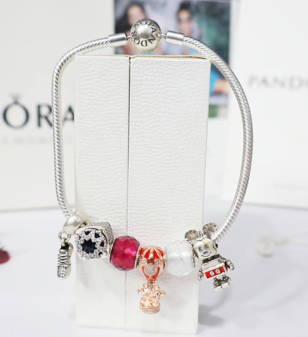Mickey & Minnie Silver Pandora Bracelet for Women | CK Jewellers