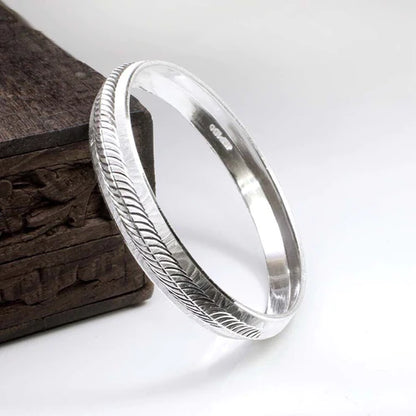 Pure Silver Men’s Bangle | 925 Silver Kada for Men – CK Jewellers