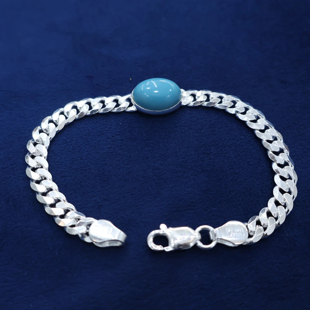 Salman Khan Style Silver Bracelet for Men | Bold Chain Design by CK Jewellers