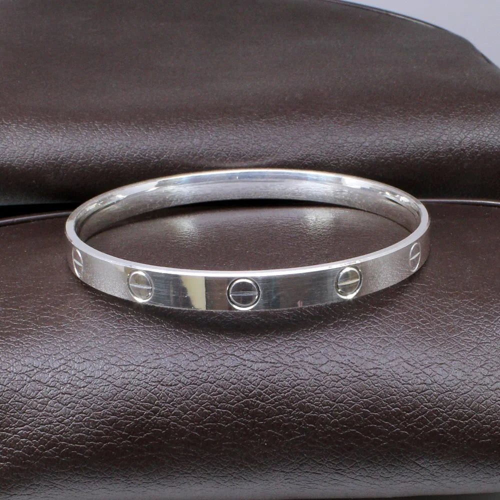 Real Pure Silver Men’s Kada | 925 Silver Bangle for Men – CK Jewellers