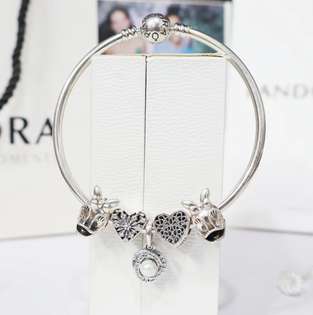 Silver Pandora Bracelet for Girls | Donald Duck Charms Pandora Bracelet for Women – CK Jewellers