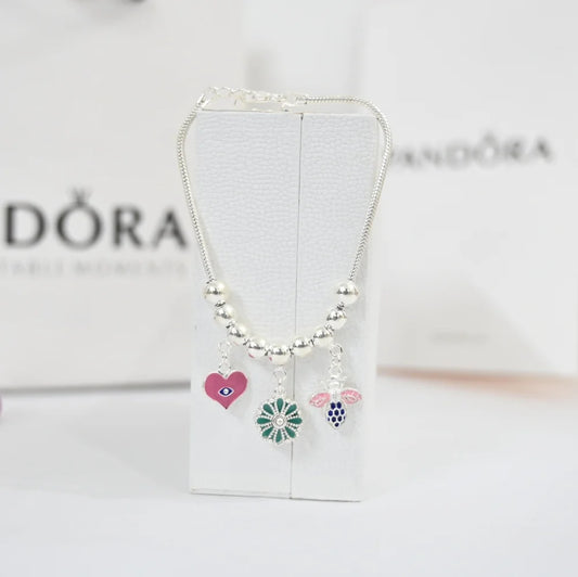 Silver Pandora Heart Bracelet for Women & Girls | CK Jewellers