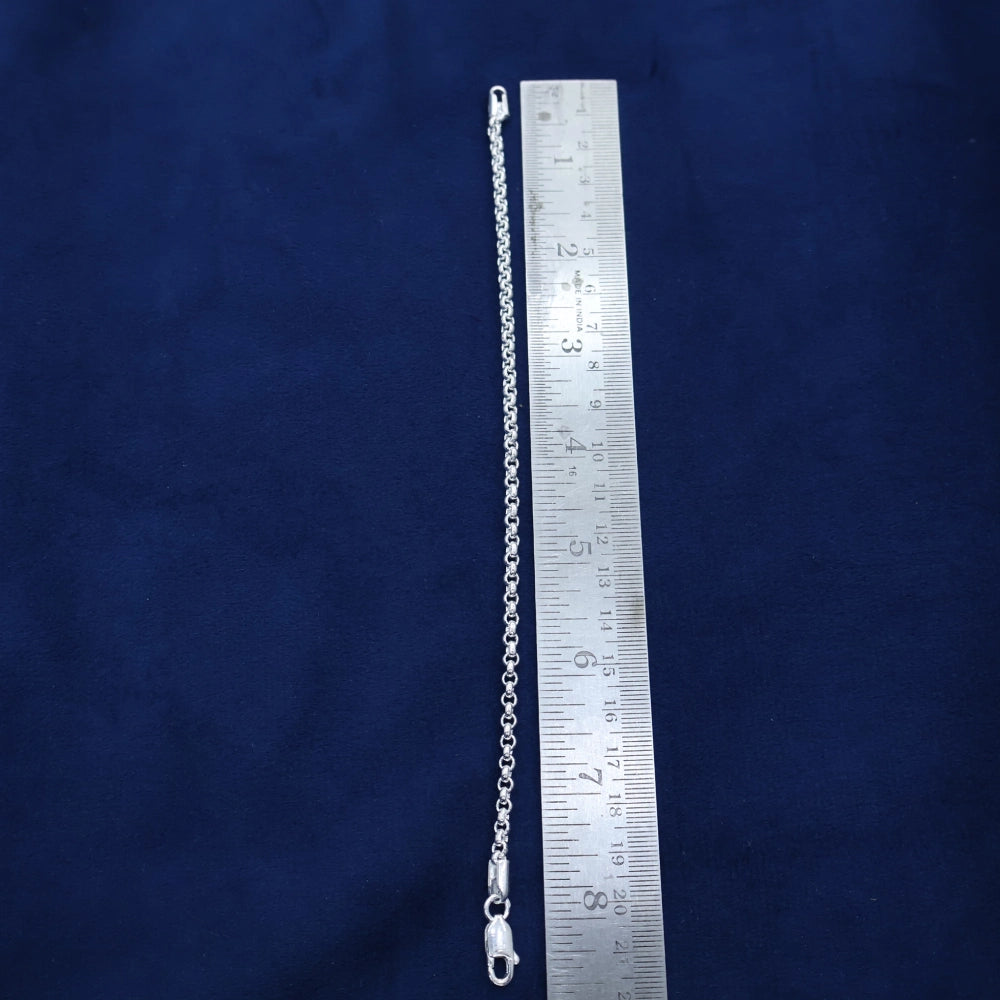 Silver Link Chain Bracelet for Men – Sleek & Stylish Design | CK Jewellers