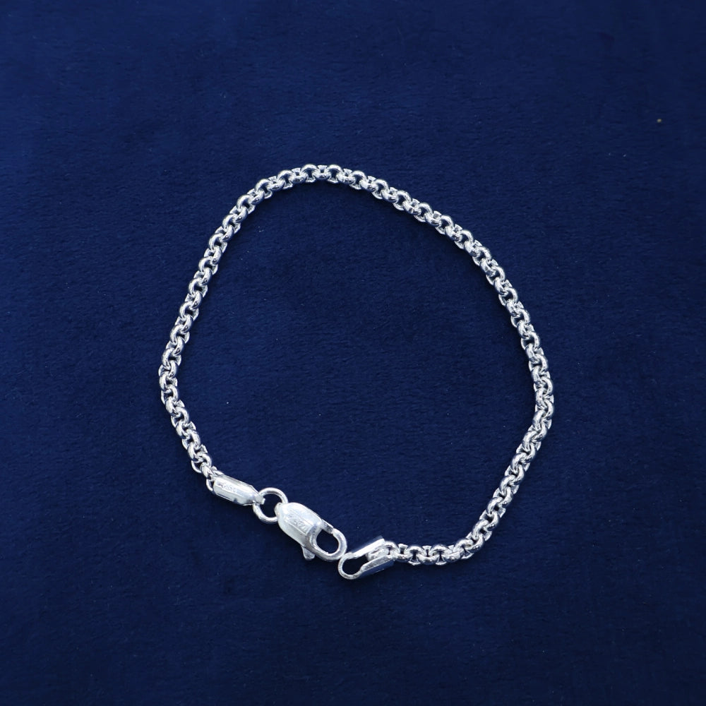 Silver Link Chain Bracelet for Men – Sleek & Stylish Design | CK Jewellers