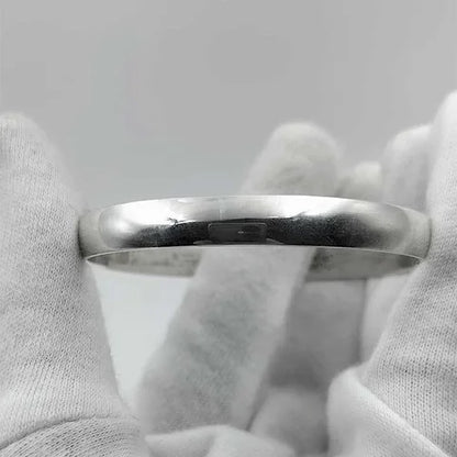 Simple Fancy Round Kada for Men Pure Silver Kada – CK Jewellers