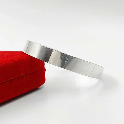 Simple Plain Design Flat Kada for Men | Pure Silver Kada – CK Jewellers