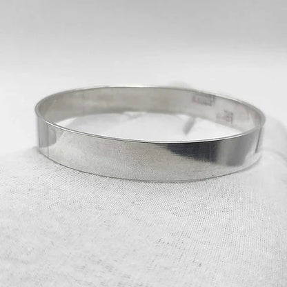 Simple Plain Design Flat Kada for Men | Pure Silver Kada – CK Jewellers