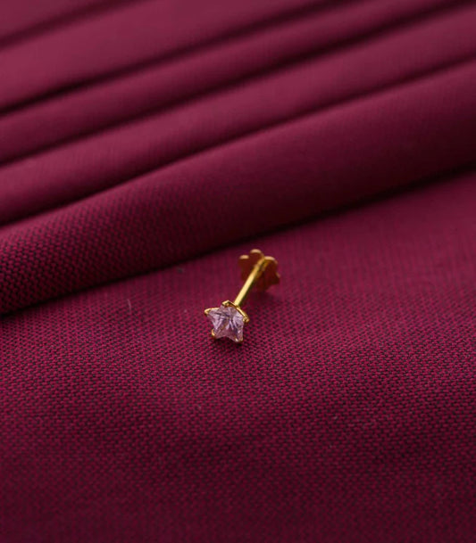 Star Stone Gold Nose Pin for Women | Daily Wear – CK Jewellers