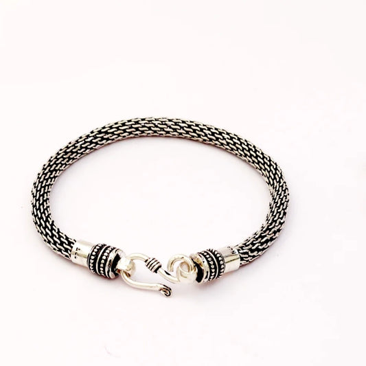 Oxidised Antique Silver Bracelet for Men | CK Jewellers