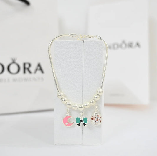 Pandora Bracelet for Women | Silver Moon Charm Bracelet for Girls – CK Jewellers
