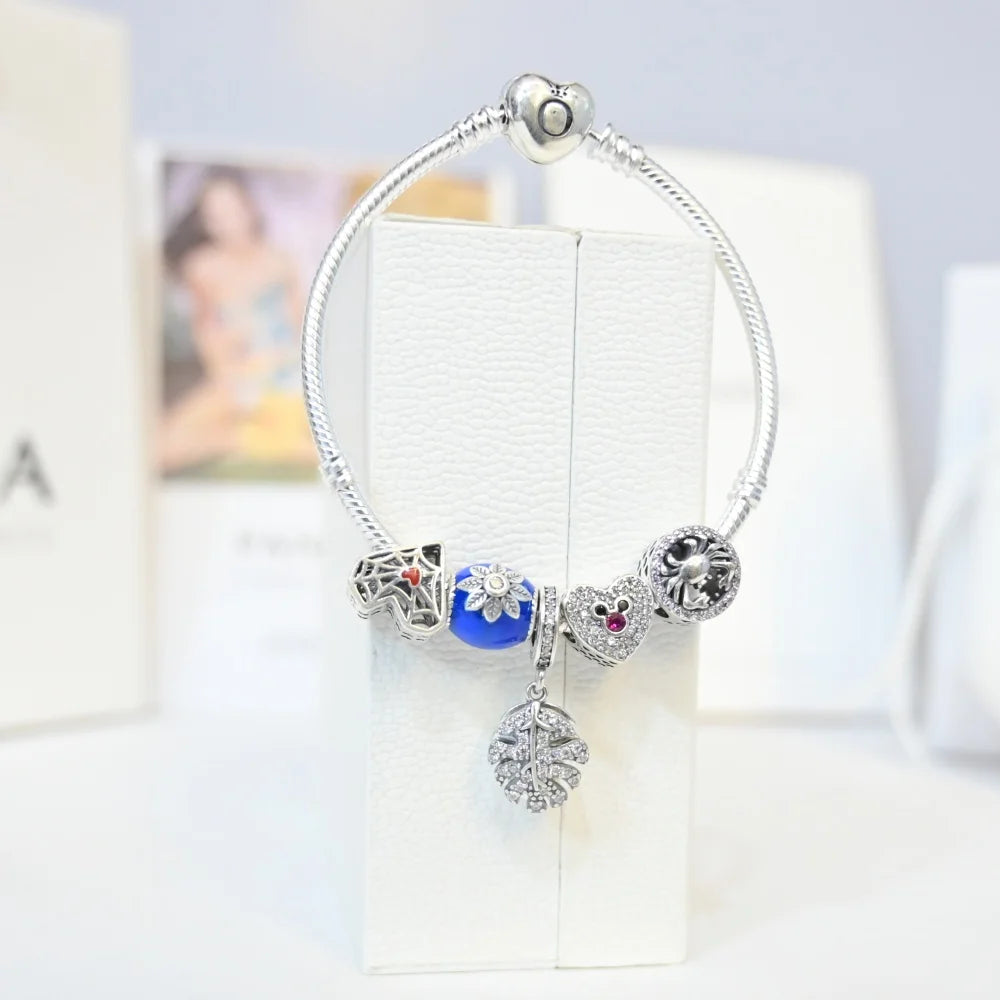 Silver Pandora Bracelet for Girls | Spider Beads Pandora Bracelet for Women – CK Jewellers