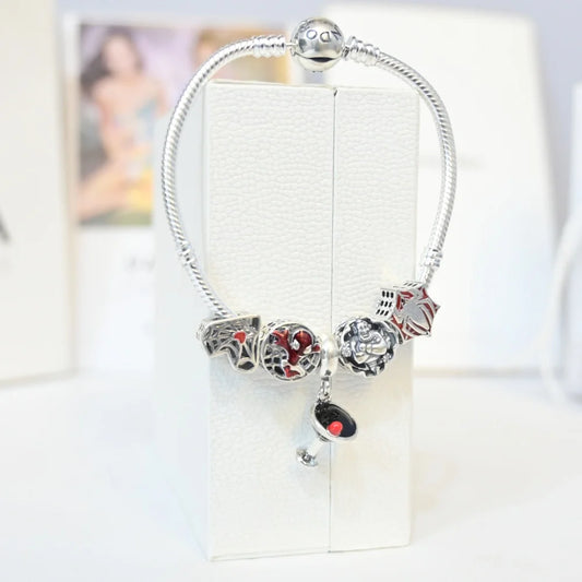 Silver Pandora Bracelet for Girls | Spider-Man Charms Pandora Bracelet for Women – CK Jewellers